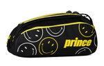 Prince x Smiley Tennis Racket Bag Tour 2 Comp (Racket Bag, 2 Main Compartments, Thermal Compartment) 2025 black 6-pack